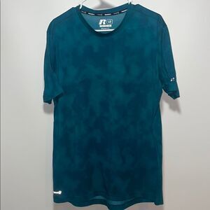 Russell Athletic Blue Short Sleeve Performance Tee